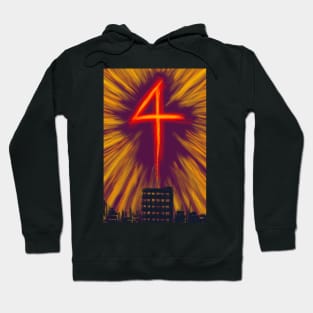 "4"  --  oils in ProCreate Hoodie